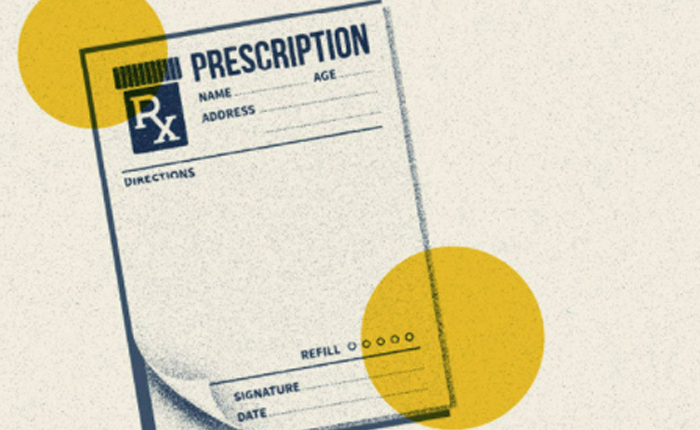 Illustration of a prescription pad