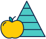 apple with pyramid