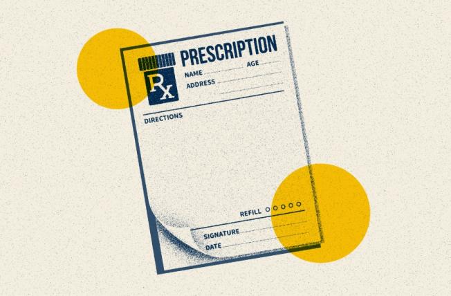 A prescription pad